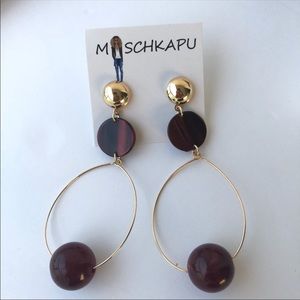 RESIN DROP EARRINGS (D4)